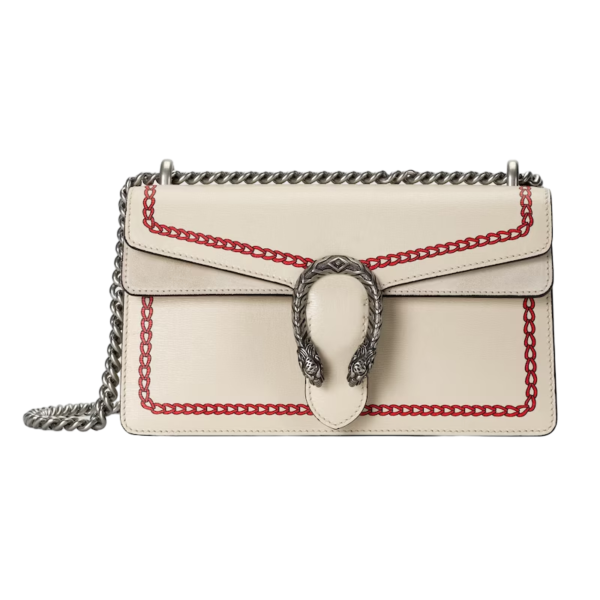 Gucci Dionysus small rectangular bag ivory leather Detail 2