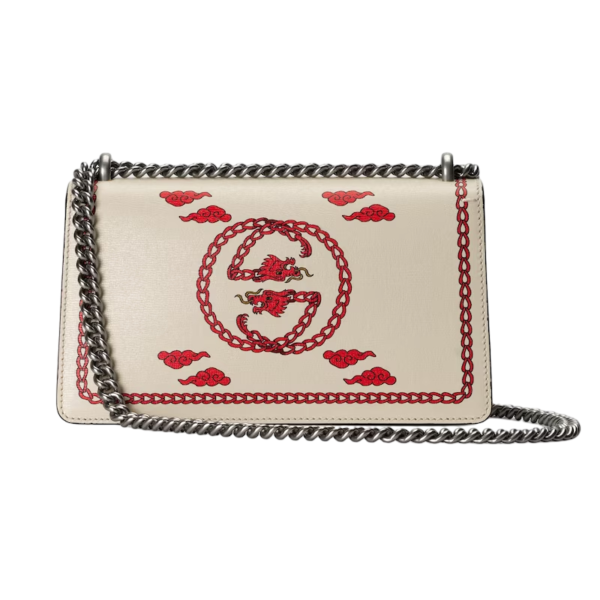 Gucci Dionysus small rectangular bag ivory leather Detail 5