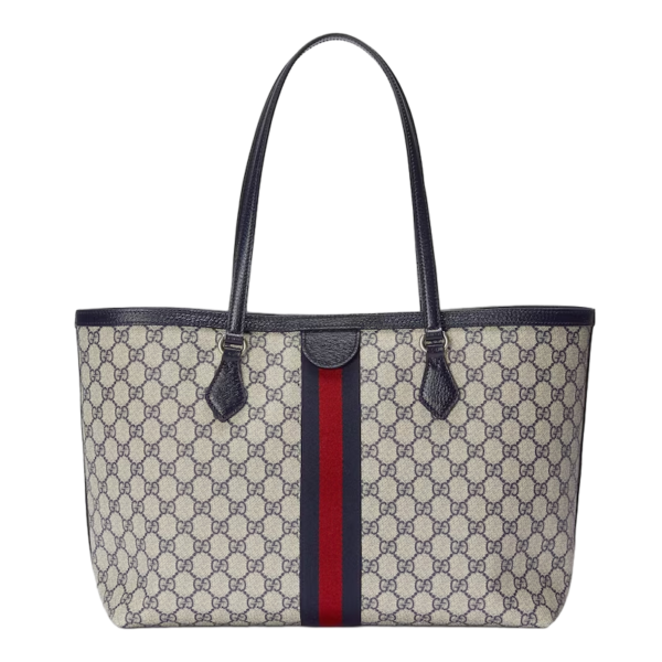 Gucci Ophidia GG medium tote beige and blue supreme Detail 6