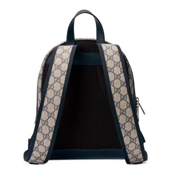 Gucci Ophidia GG small backpack beige and blue gg supreme Detail 3