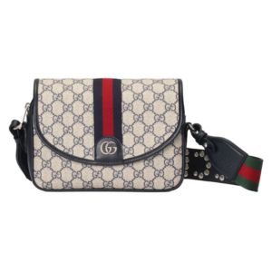 Gucci Ophidia GG small shoulder bag blue gg supreme Detail 2