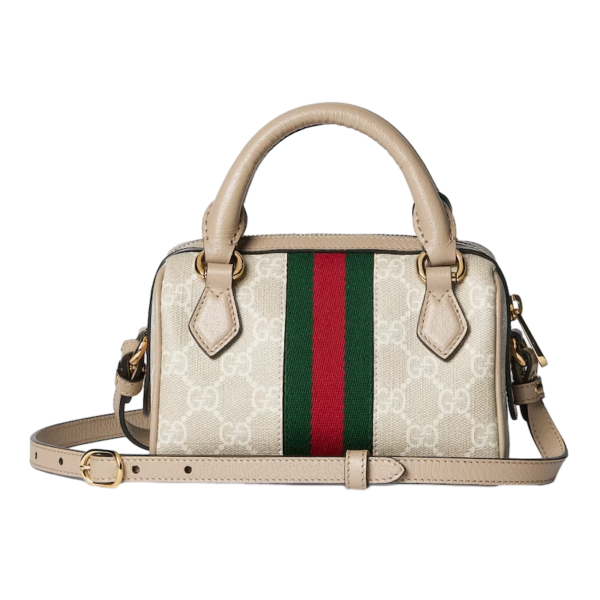 Gucci Ophidia super mini bag beige and oatmeal supreme Detail 7