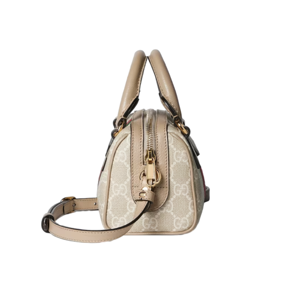 Gucci Ophidia super mini bag beige and oatmeal supreme Detail 8