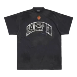 SKATER T SHIRT OVERSIZED IN BLACK FADED (1)