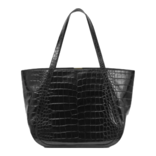 VERSACE CROC EFFECT GRECA GODDESS LARGE TOTE BAG (4)