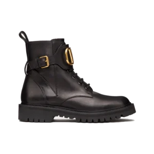 VLOGO SIGNATURE CALFSKIN COMBAT BOOT 35MM