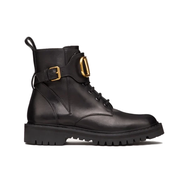 VLOGO SIGNATURE CALFSKIN COMBAT BOOT 35MM