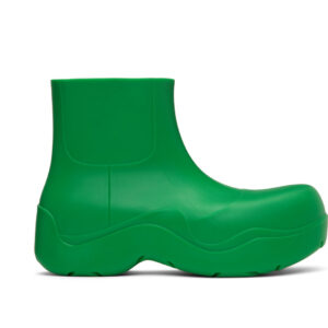 bottega veneta green matte puddle chelsea boots (3)