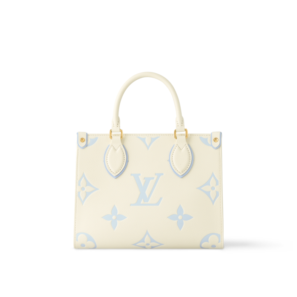 louis vuitton onthego pm bicolour monogram empreinte leather handbags M46833 PM2 Front view