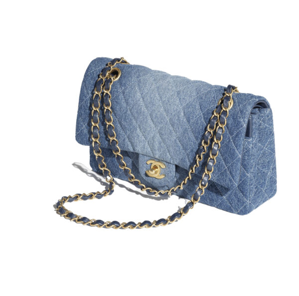 classic 11 12 handbag blue washed denim gold tone metal washed denim gold tone metal packshot artistique vue2 a01112b16747nx158 9539462692894