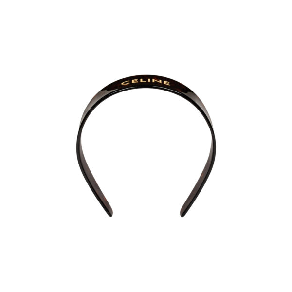 ACETATE AND STEEL CELINE HAIR ACCESSORIES HEADBAND